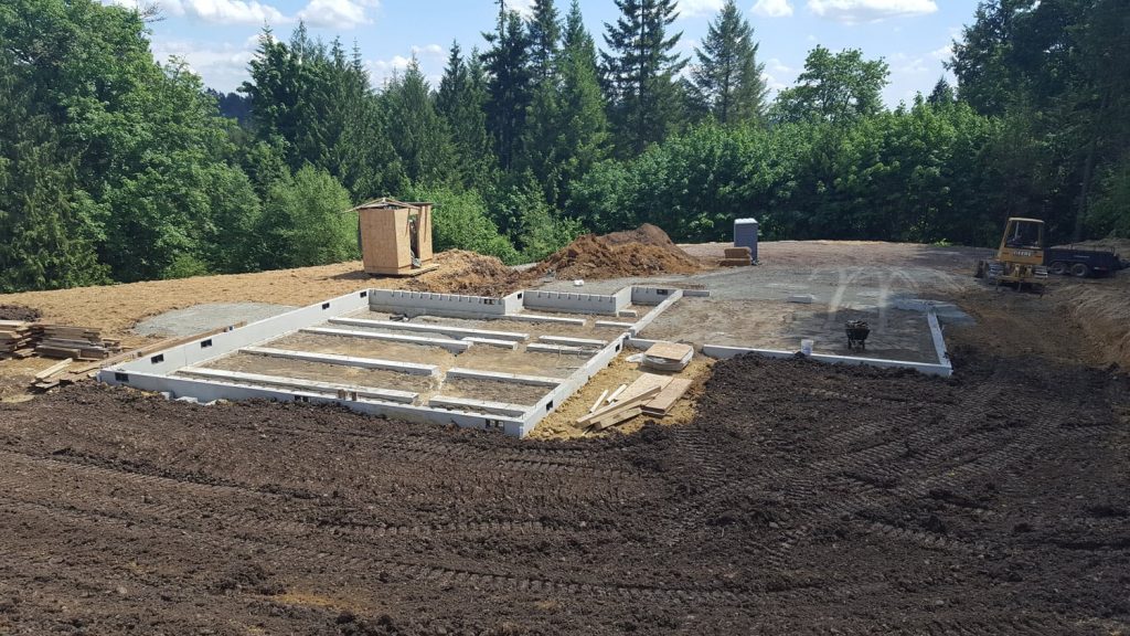 Pro form concrete foundation in Vancouver WA
